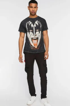 Kiss Mineral Wash Graphic Tee