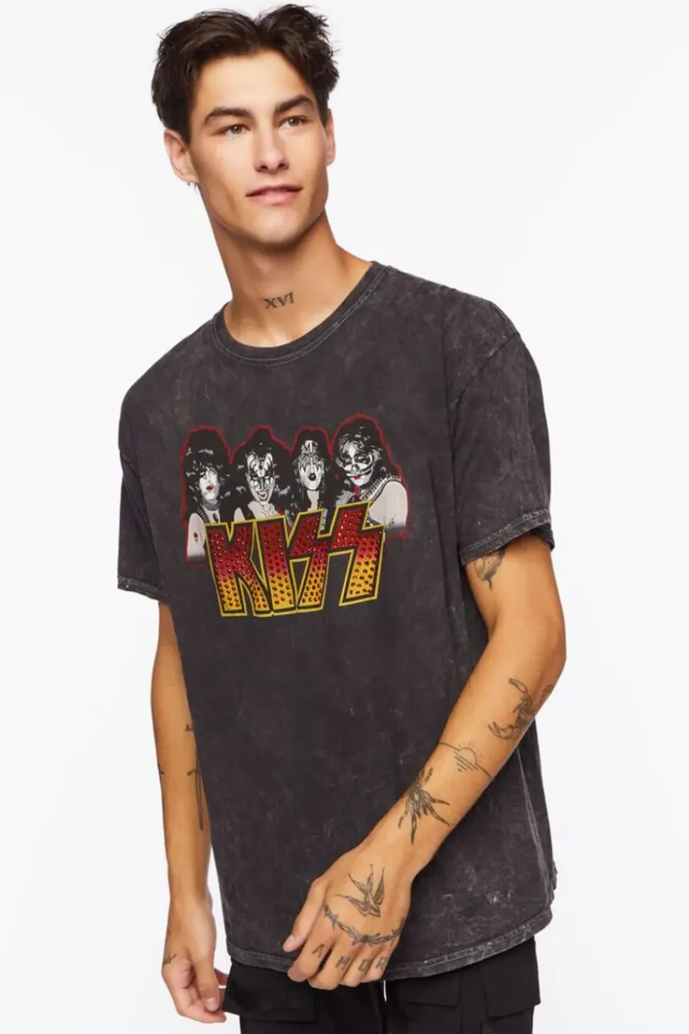 Kiss Studded Graphic Tee