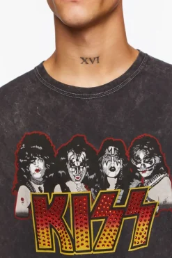 Kiss Studded Graphic Tee