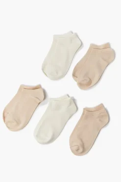 Knit Ankle Socks - 5 Pack