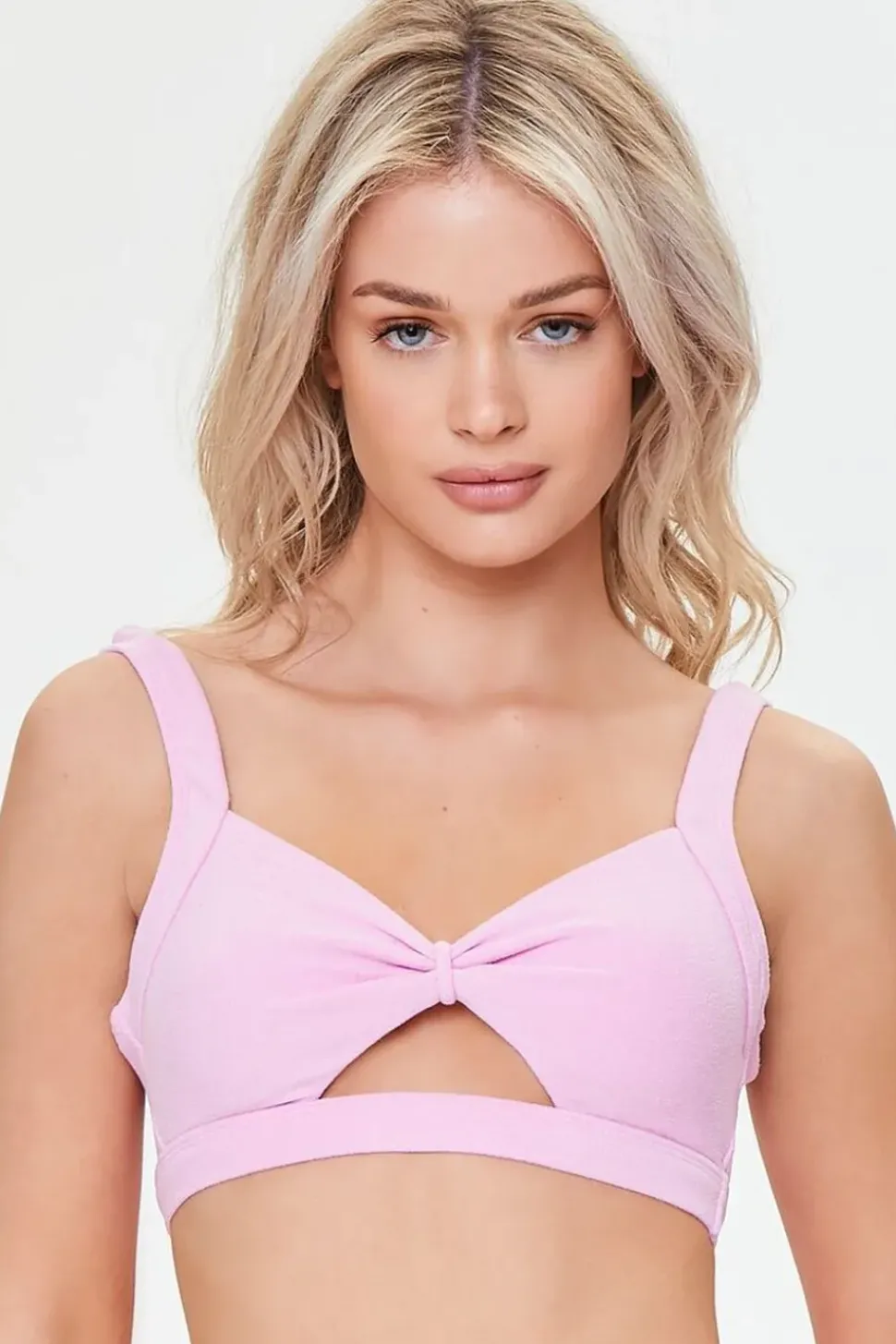 Knotted Cutout Bikini Top
