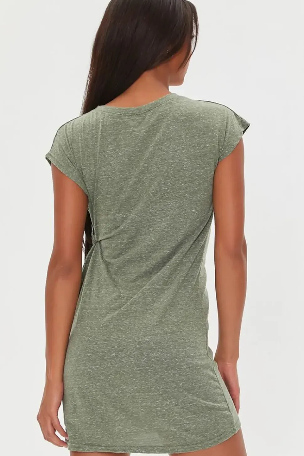 Knotted Mini T-Shirt Dress