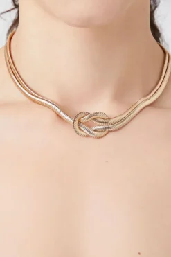 Knotted Snake Chain Necklace