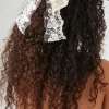 Lace Bow Hair Barrette