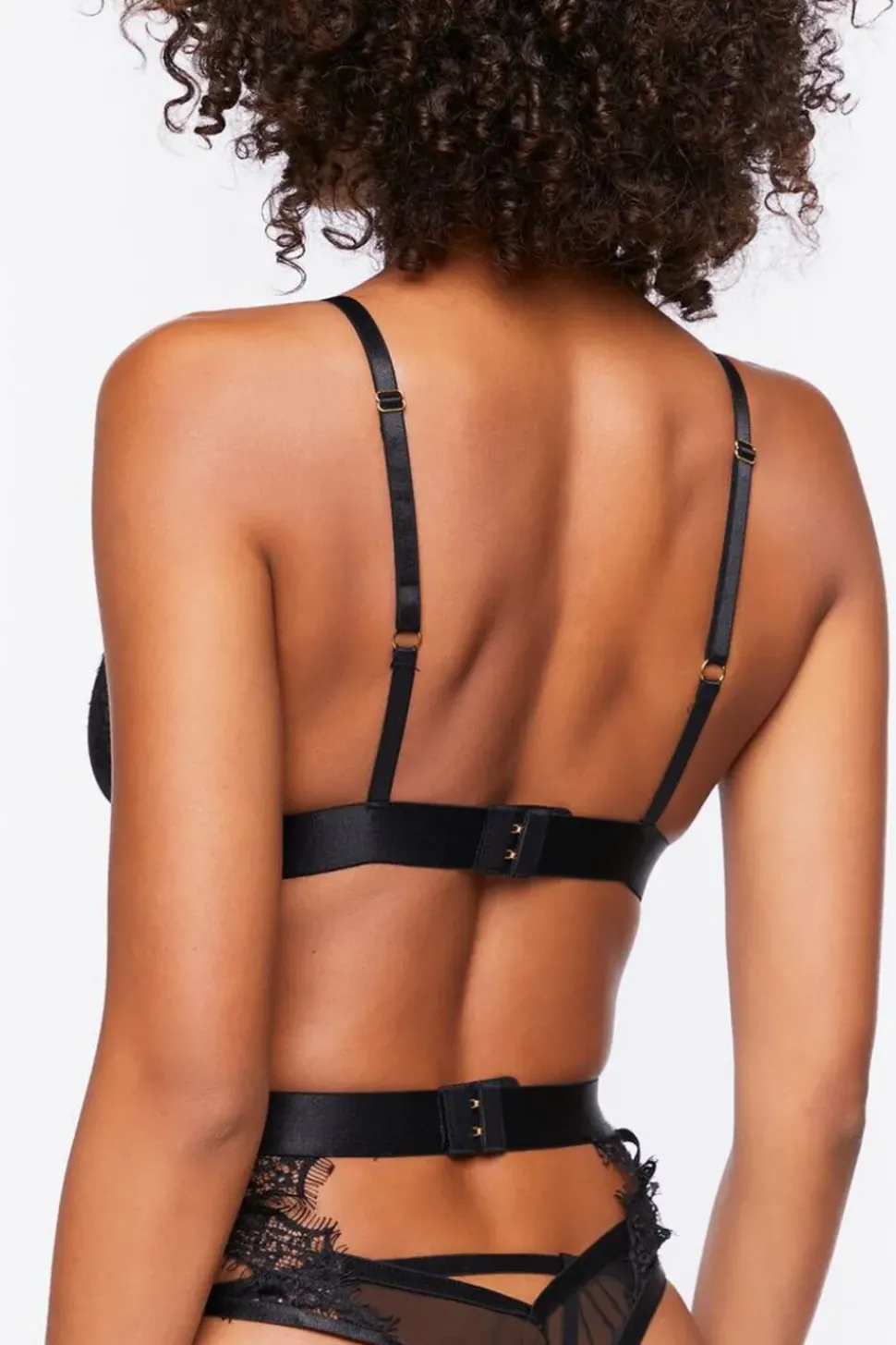 Lace Bra & Thong Lingerie Set