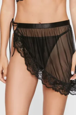 Lace-Trim Bra & Panty Lingerie Set