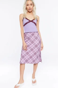 Lace-Trim Lettuce-Edge Cami