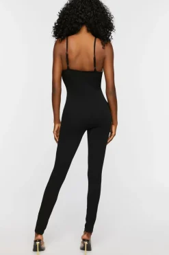 Lace-Up Cami Jumpsuit