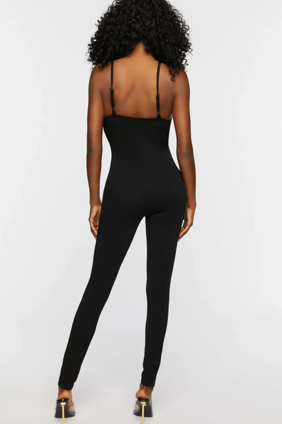 Lace-Up Cami Jumpsuit