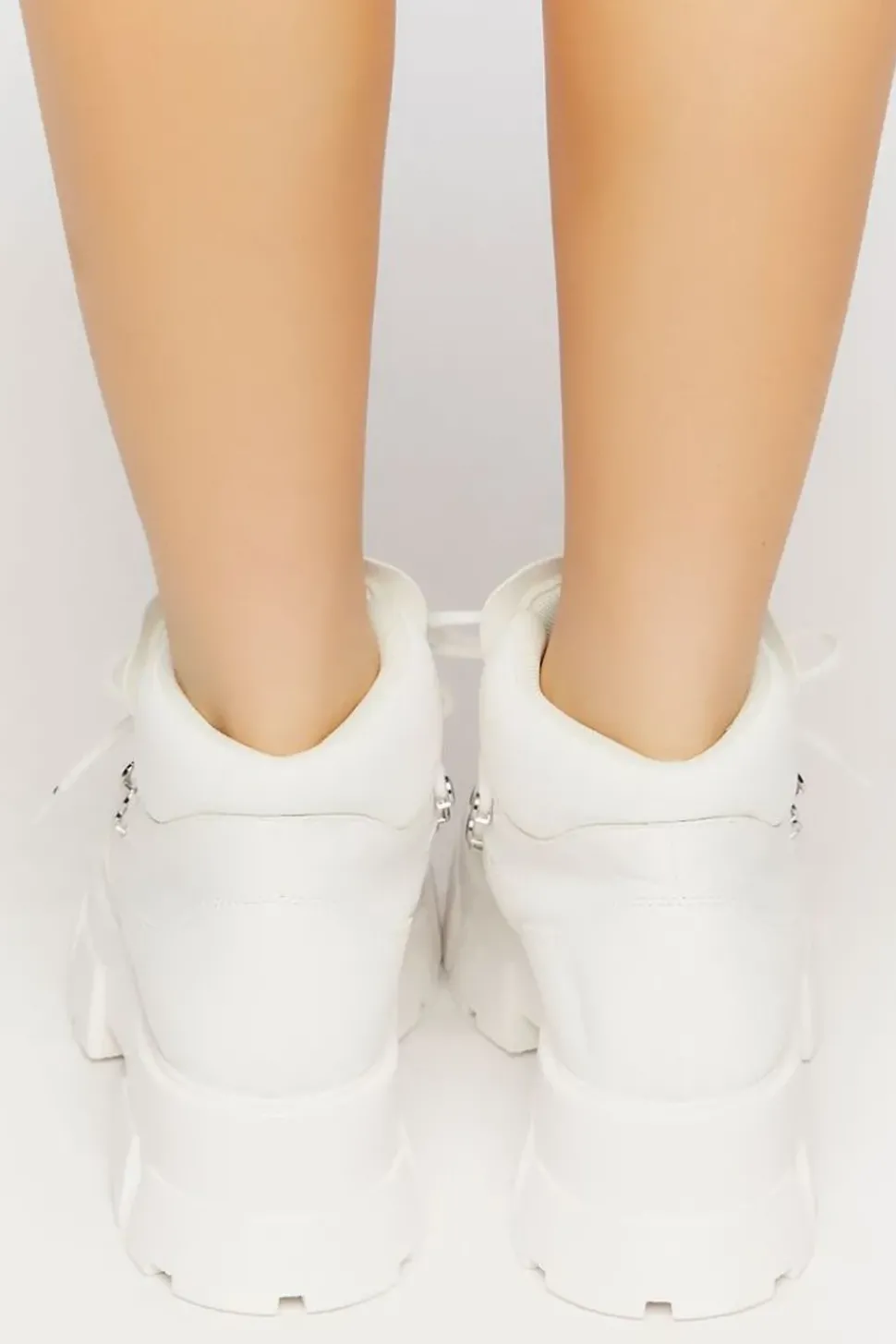 Lace-Up Lug Sole Ankle Booties