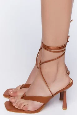 Lace-Up Stiletto Heels