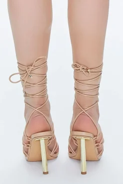 Lace-Up Stiletto Heels