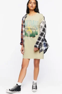 Lake Tahoe Graphic T-Shirt Dress