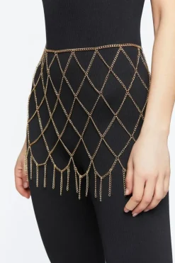 Lattice Body Chain Skirt