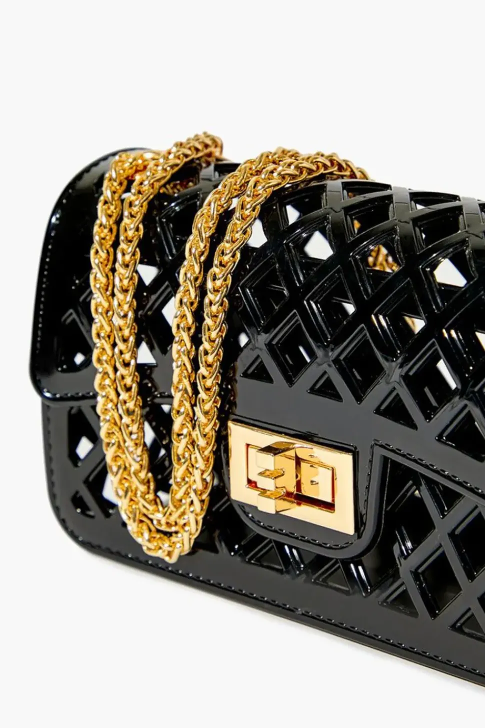 Lattice Crossbody Bag