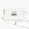 Lattice-Seam Crossbody Bag