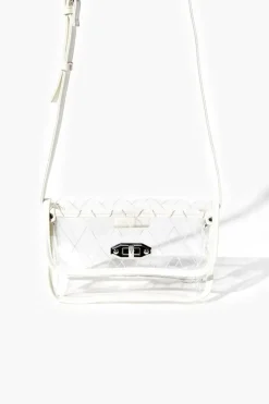 Lattice-Seam Crossbody Bag
