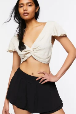 Layered Flounce Mini Skirt