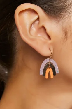 Layered Rainbow Drop Earrings