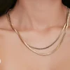 Layered Snake Chain Necklace