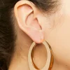 Layered Wide-Band Hoop Earrings