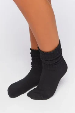 Lettuce-Edge Crew Socks