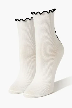 Lettuce-Edge Crew Socks