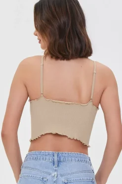 Lettuce-Edge Cropped Cami