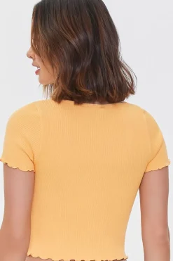 Lettuce-Edge Cropped Tee
