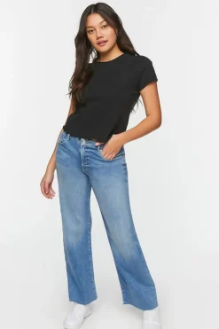 Lettuce-Edge Short-Sleeve Tee