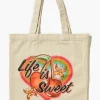 Life Is Sweet Graphic Tote Bag