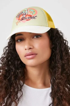 Life Is Sweet Graphic Trucker Hat