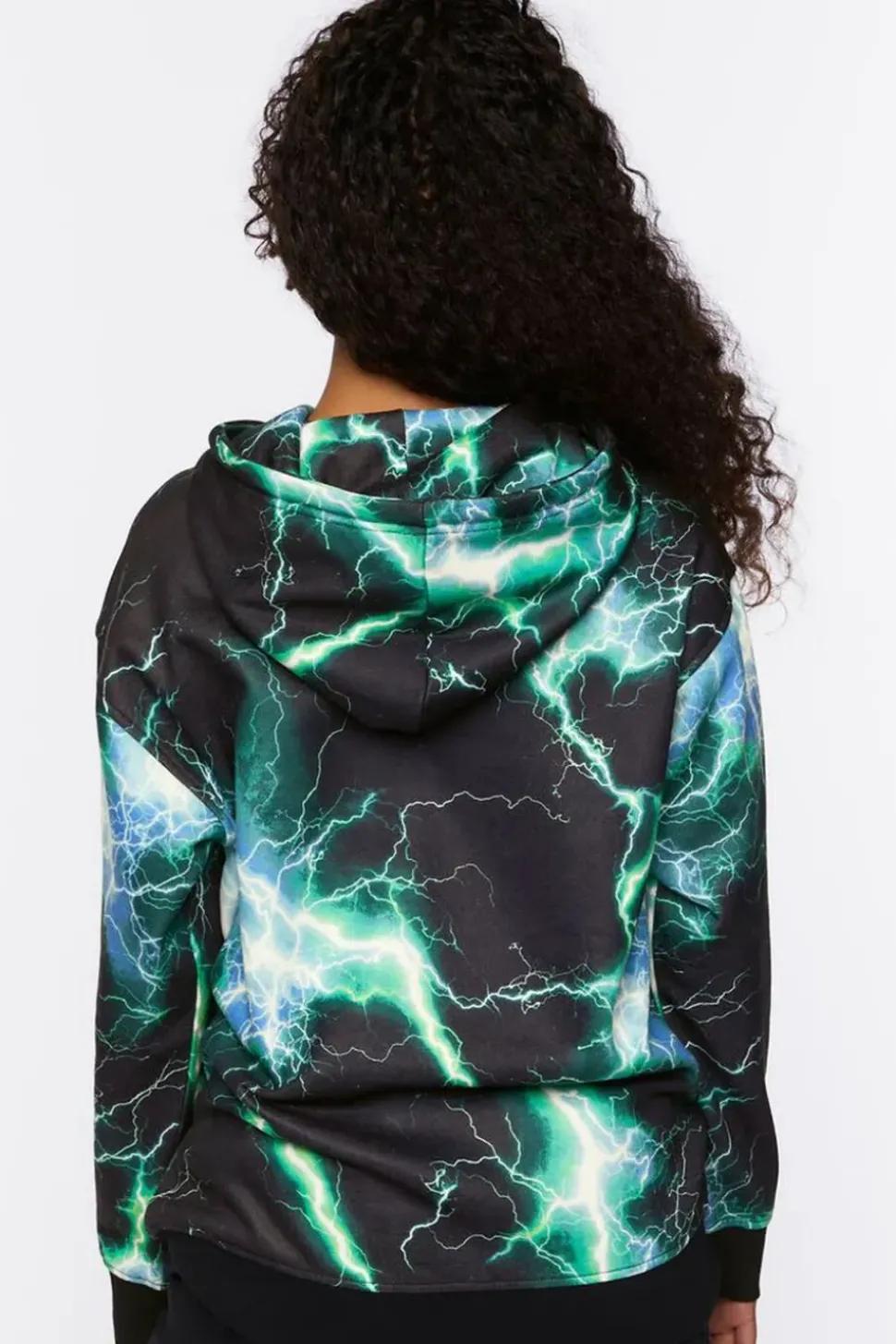 Lightning Print Hoodie