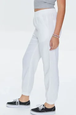 Linen-Blend Pocket Joggers