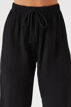 Linen High-Rise Pants