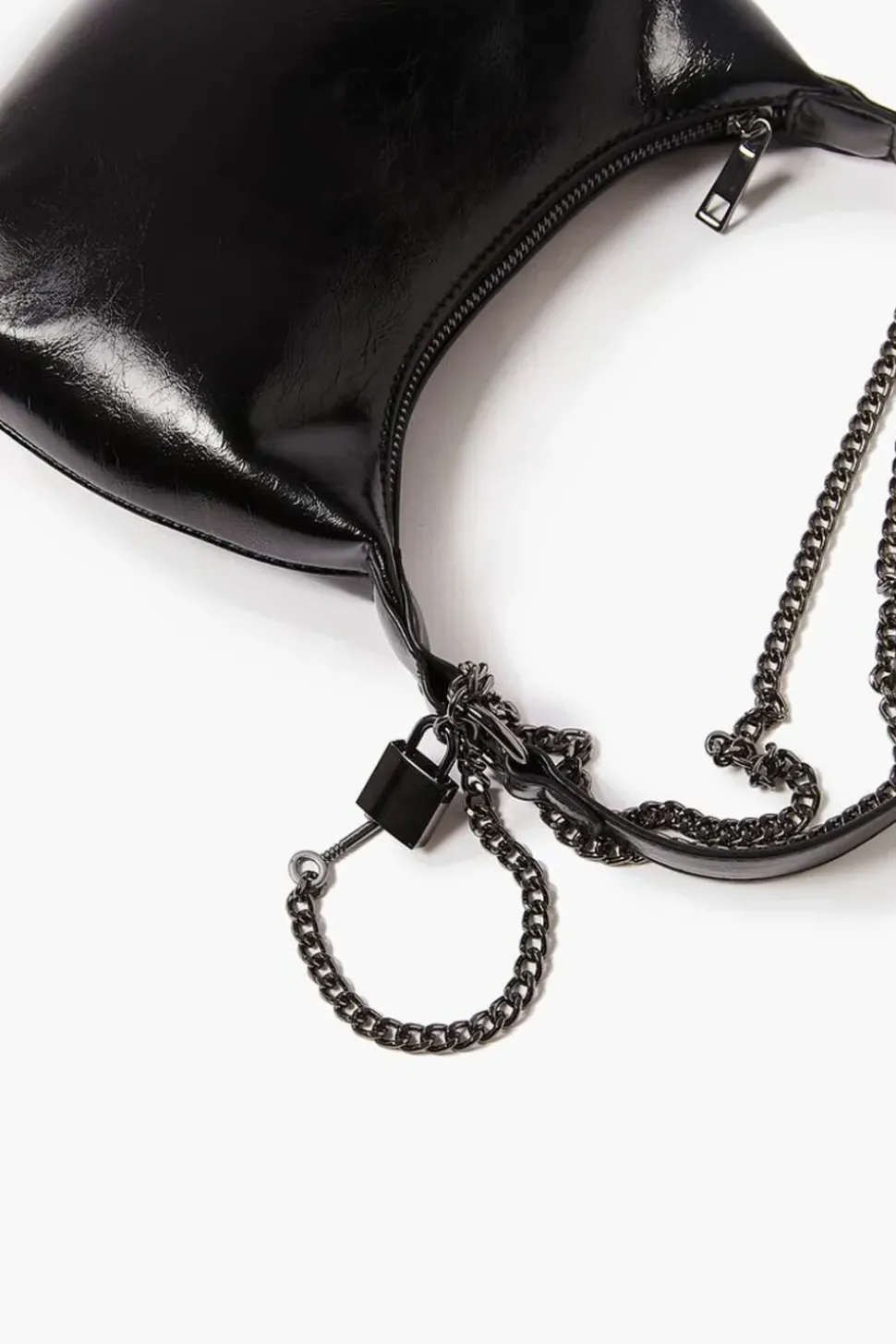 Lock & Key Baguette Shoulder Bag