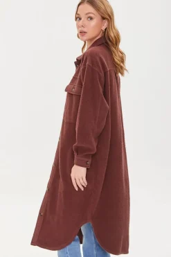 Longline Dolphin-Hem Shacket