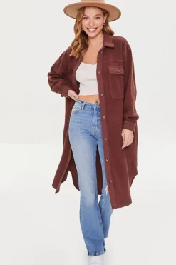Longline Dolphin-Hem Shacket