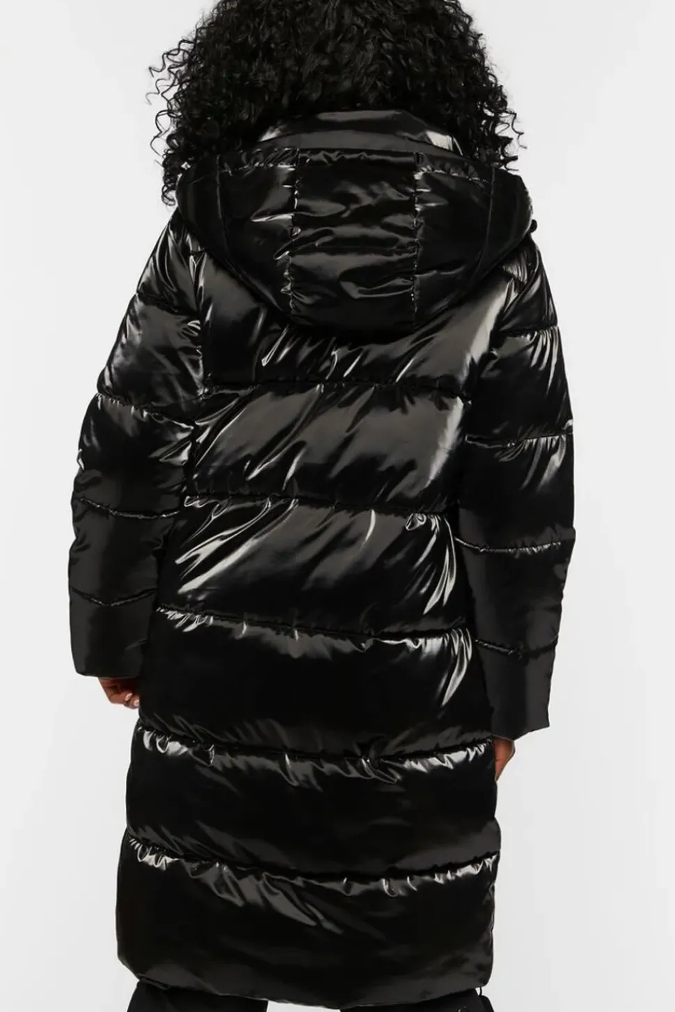 Longline Hooded Puffer Jacket