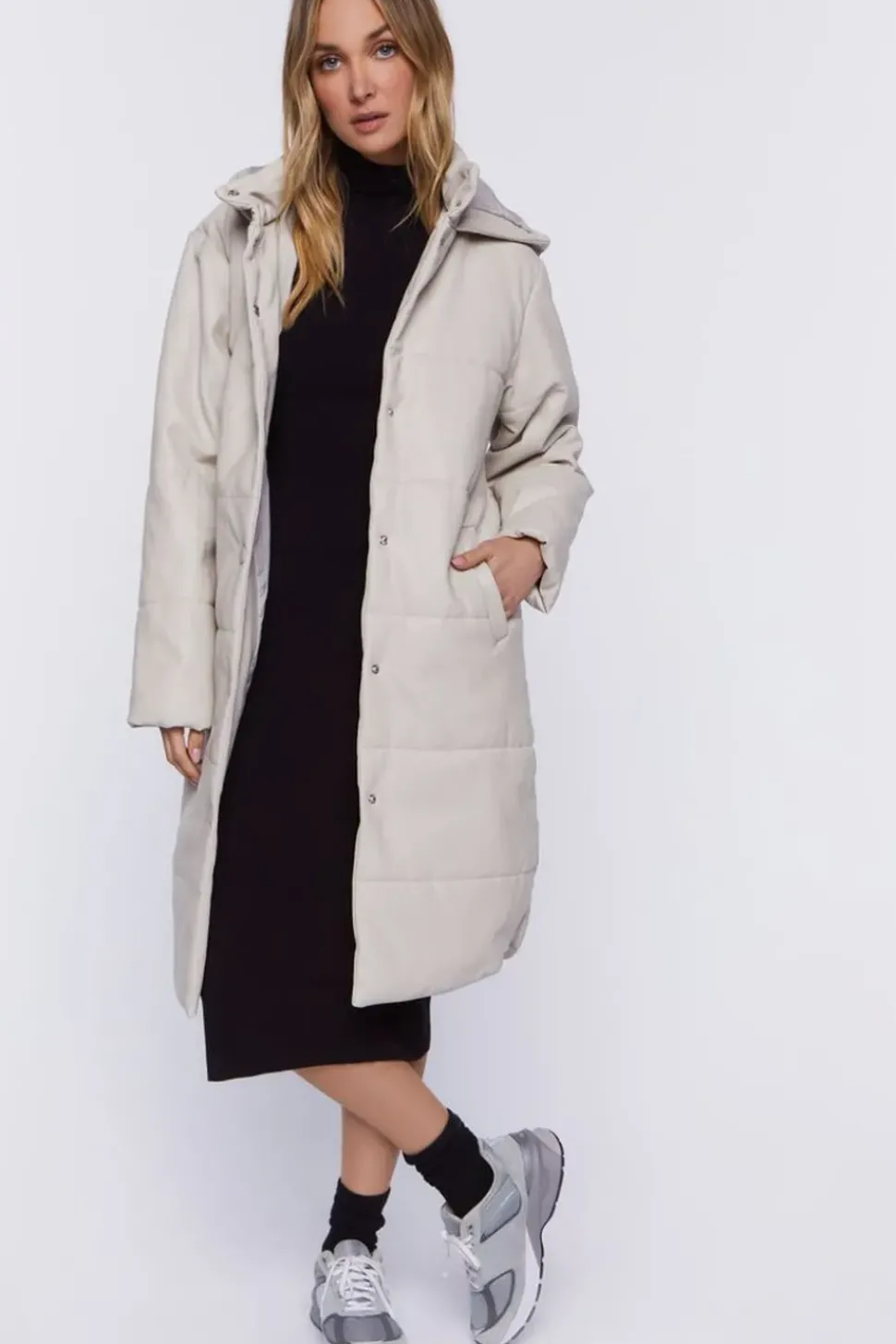 Longline Puffer Coat