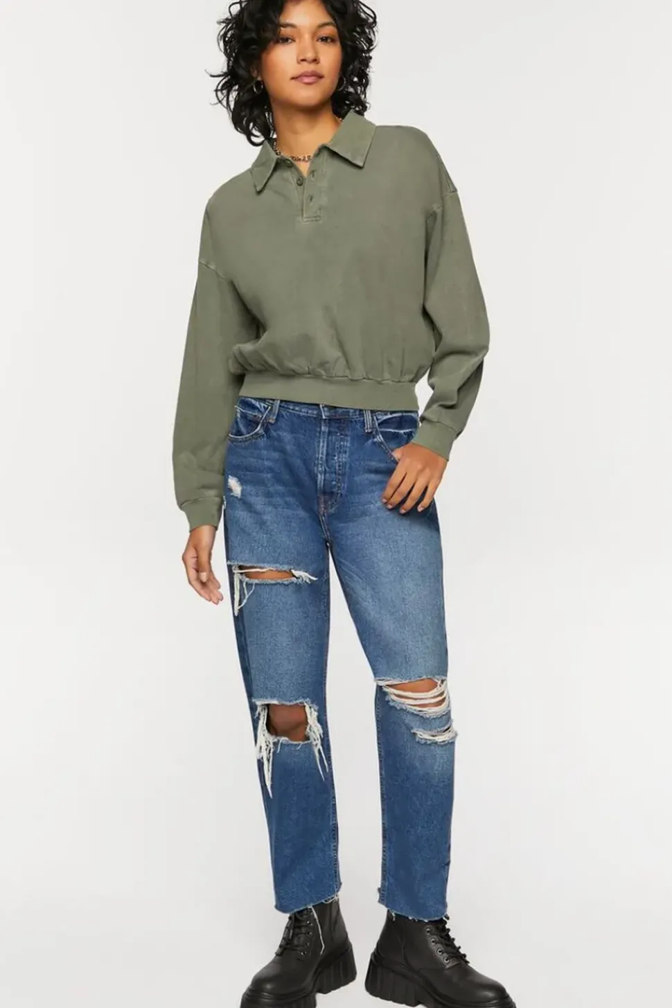 Long-Sleeve Polo Shirt