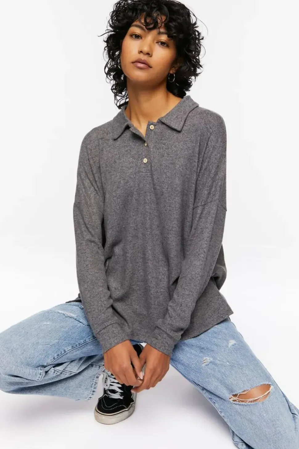 Long-Sleeve Polo Shirt