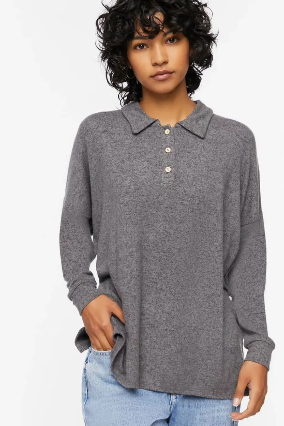 Long-Sleeve Polo Shirt
