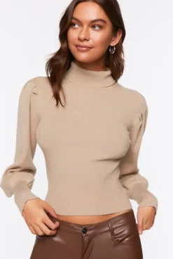 Long-Sleeve Turtleneck Sweater