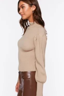Long-Sleeve Turtleneck Sweater