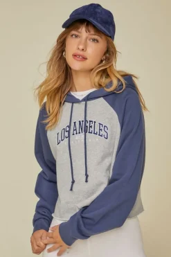 Los Angeles Graphic Raglan Hoodie
