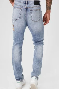 Lost In Heaven Graphic Slim Jeans