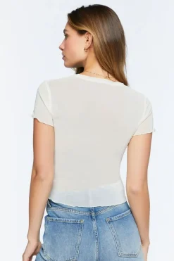 Love Is Love Embroidered Mesh Tee