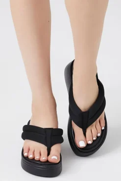 Low-Platform Thong Sandals
