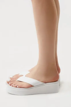 Low-Platform Thong Sandals